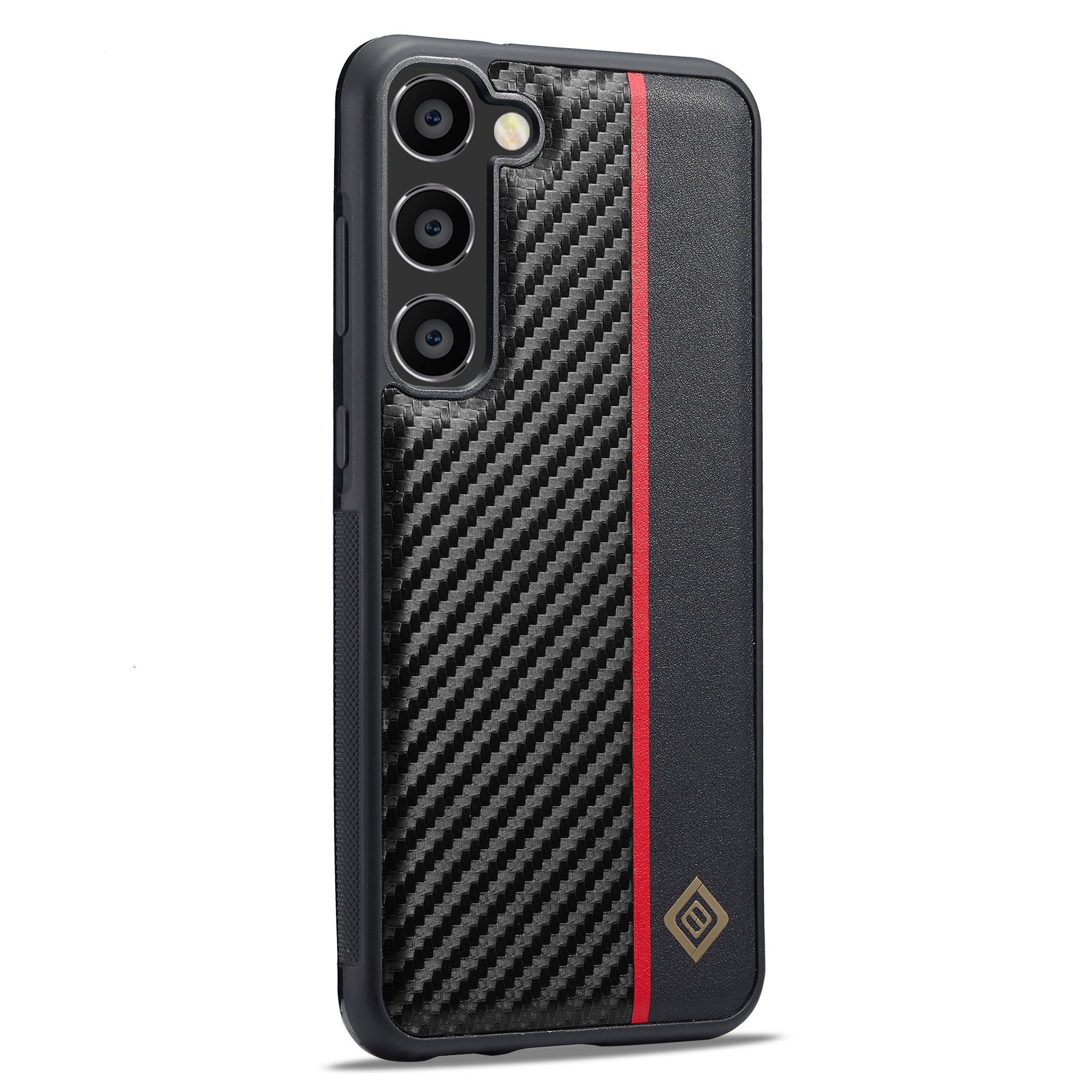 LC.IMEEKE Til Samsung Galaxy S23 FE Carbon Fiber Texture Cover Telefon PU Læder+TPU+EVA Stødsikker etui LC.IMEEKE Til Samsung Galaxy S23 FE Carbon Fiber Texture Cover Telefon PU Læder+TPU+EVA Stødsikker etui